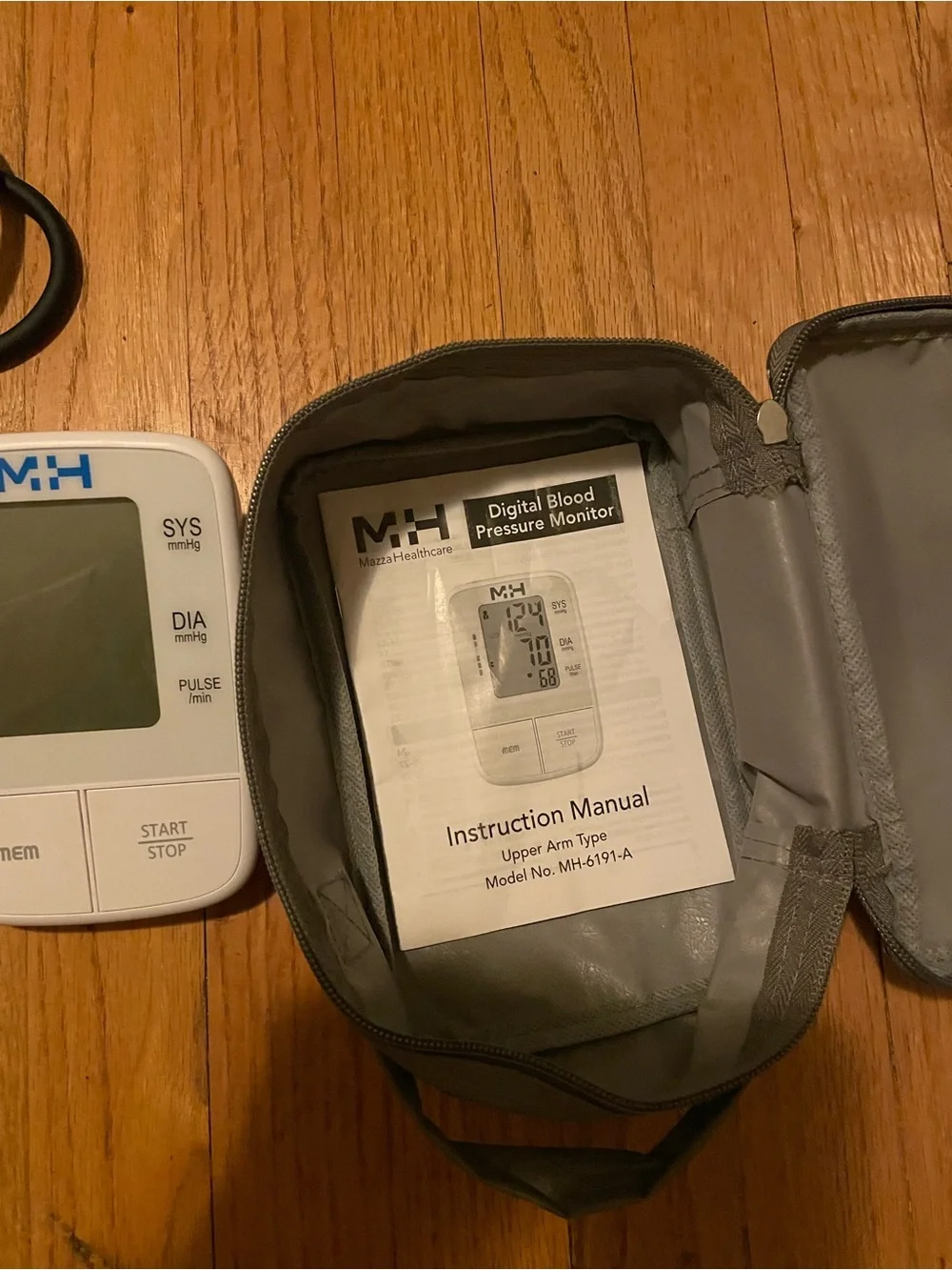 White Digital Blood Pressure Monitor - Upper Arm